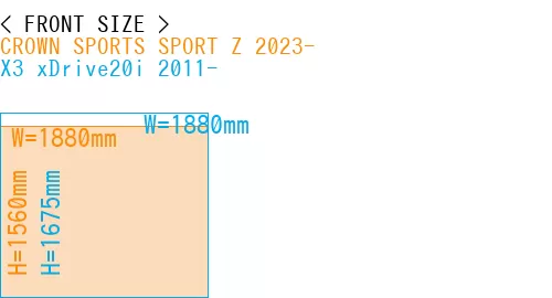 #CROWN SPORTS SPORT Z 2023- + X3 xDrive20i 2011-